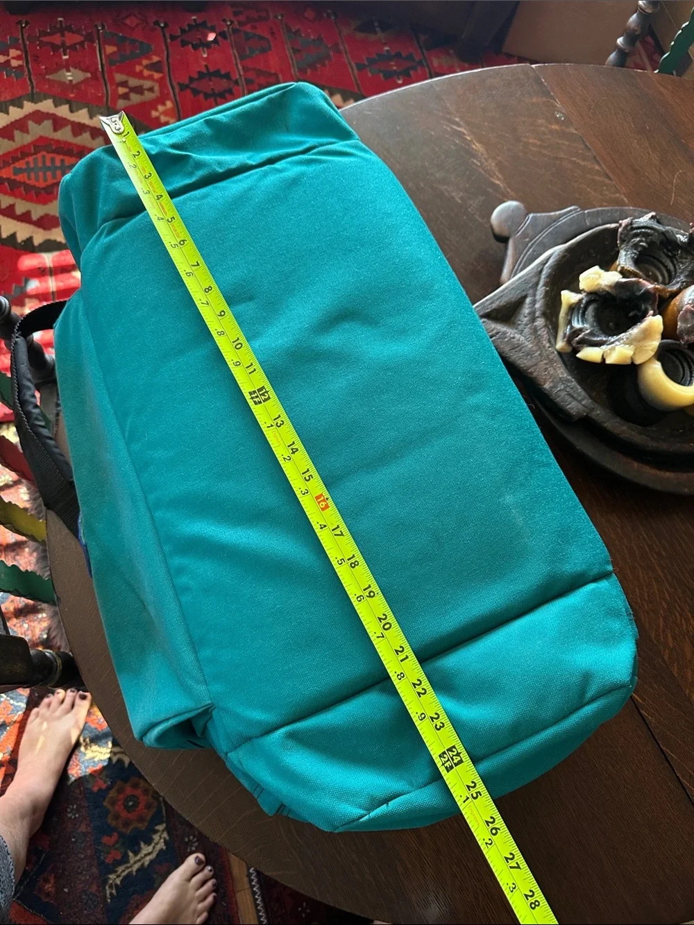 Jansport ‘World Traveler’ large Teal Weekend Duffel Bag Gym beach travel unisex